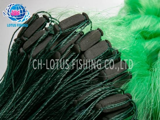 2M/3.2M Nylon Yellow Fishing Hand Cast Fish Gill Net Easy Throw With  Sinkers US